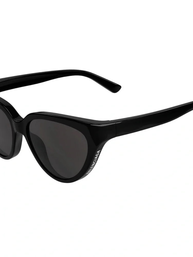 Balenciaga Black Bb0149s Cat Eye Black Sunglassess